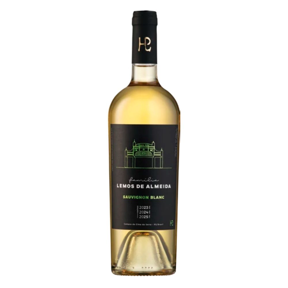 Vinho Família Lemos de Almeida Branco Seco Brasil Fumé Sauvignon Blanc 2020 750ml