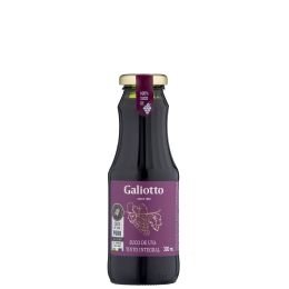 Suco de Uva Galiotto Tinto Integral 300 ml - Caixa com 12 unidades