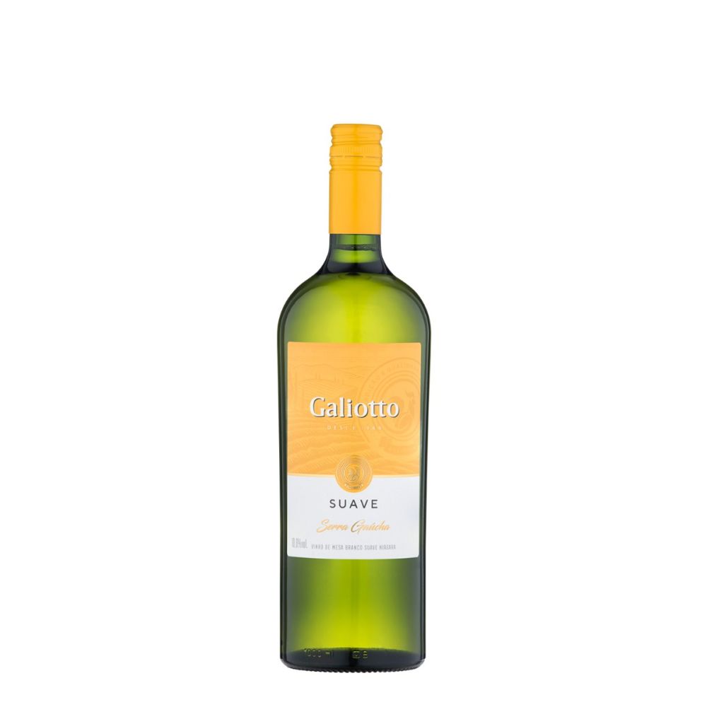 Vinho Galiotto Branco Suave Brasil Niágara 750ml