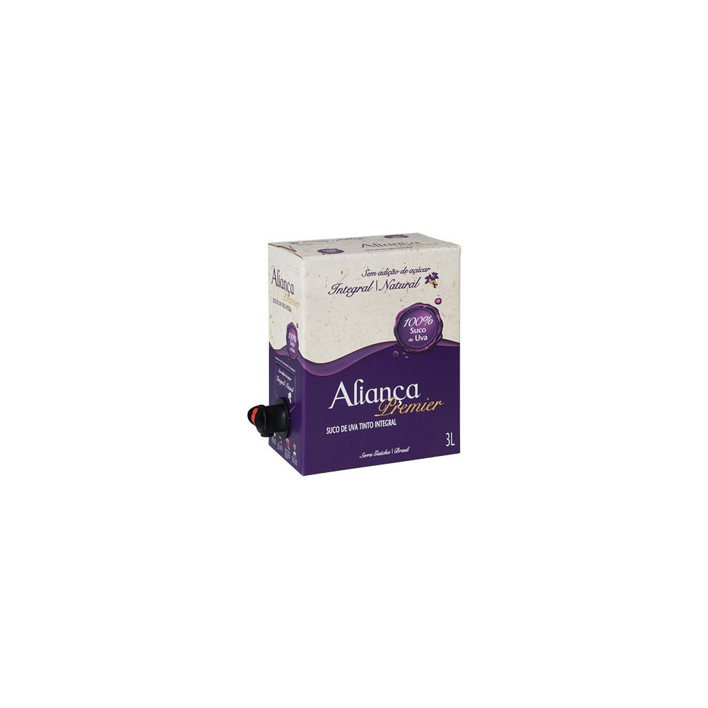 Suco de Uva Aliança Premier Tinto Integral Bag in box 3 L