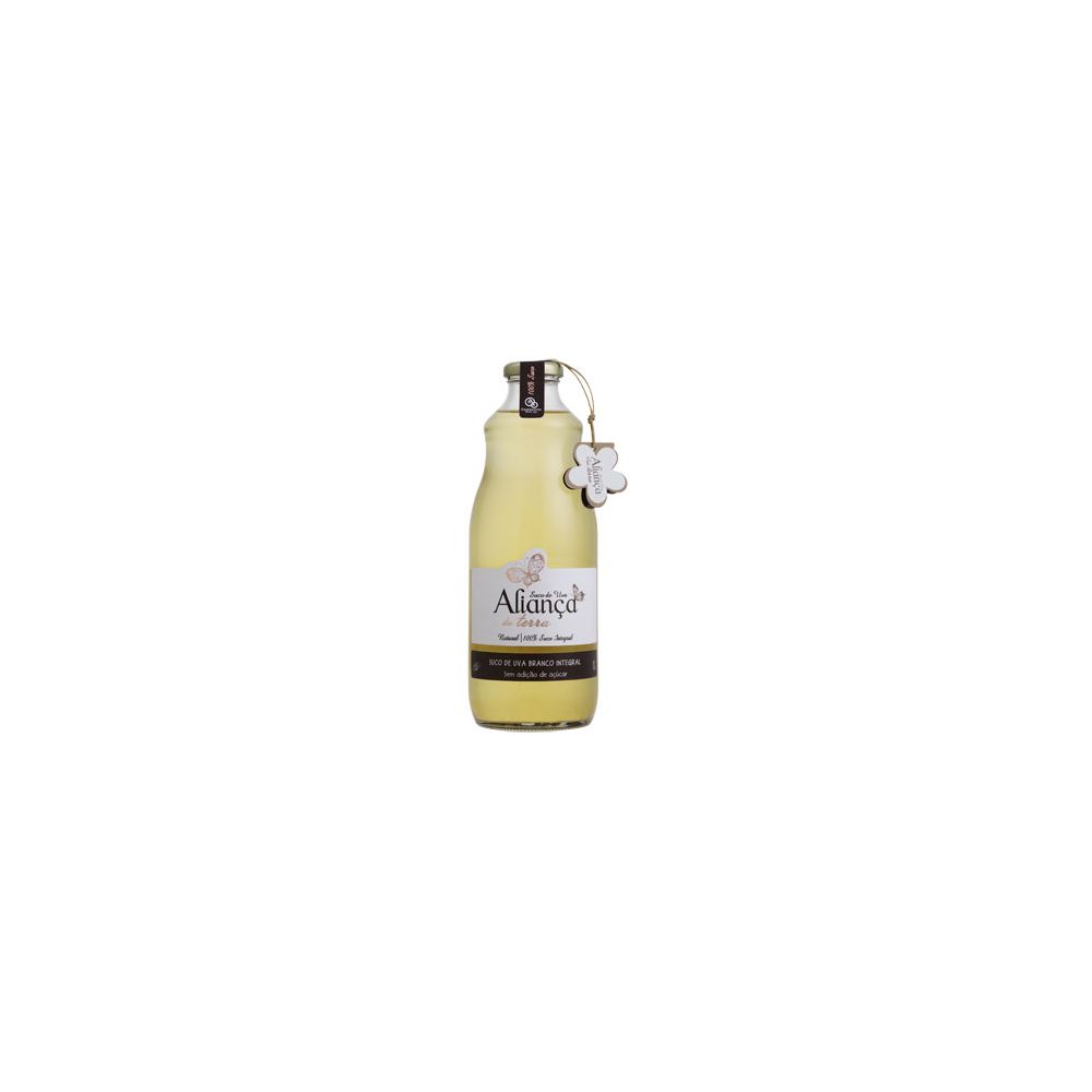 Suco de Uva Aliança Da Terra Branco Integral 1 L Cx c/ 6 unidades
