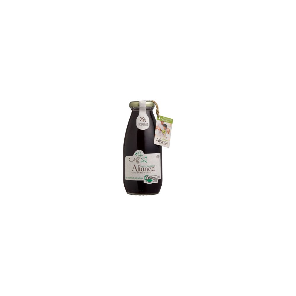 Suco de Uva Aliança Orgânico 300 ml Cx. com 12 Unidades