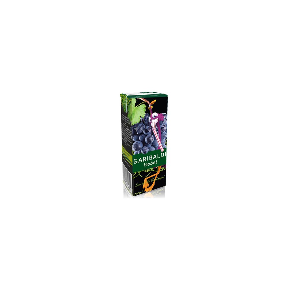Suco de Uva Garibaldi Tetra Pack 200 ml - Caixa com 24 unidades