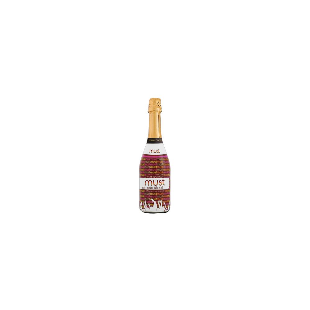 Peterlongo Must Rosé Sem Álcool 660 ml - Caixa com 12 unidades