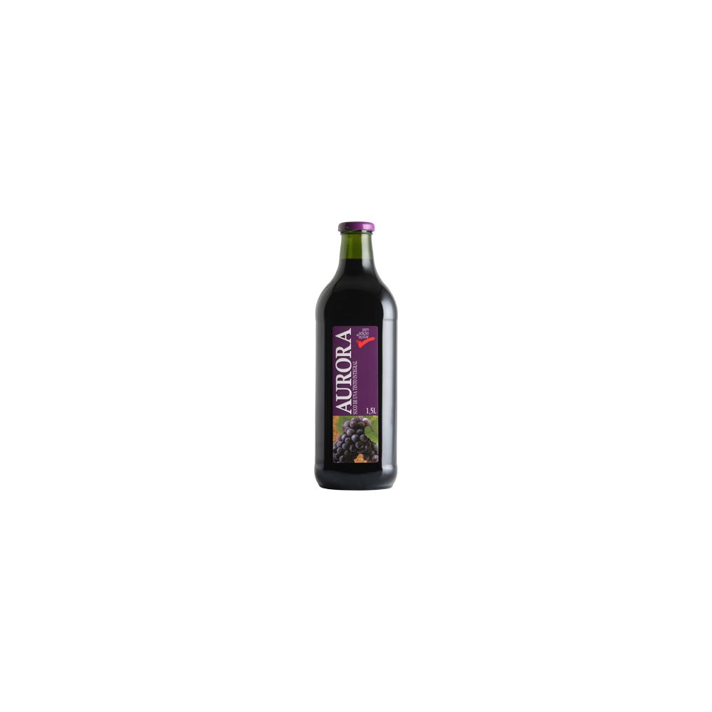 Suco de Uva Aurora Integral 1,5L - Caixa com 6 unidades