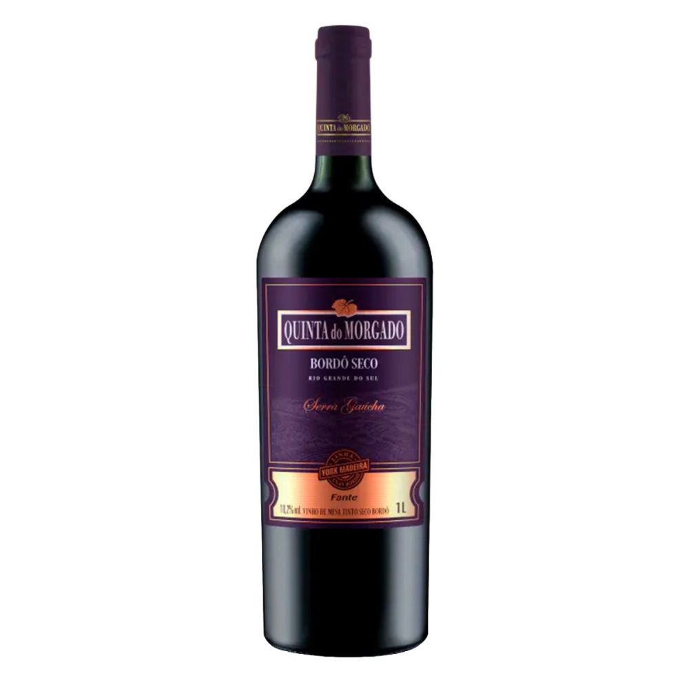 Vinho Fante Tinto Seco Brasil Quinta do Morgado Bordô 1l