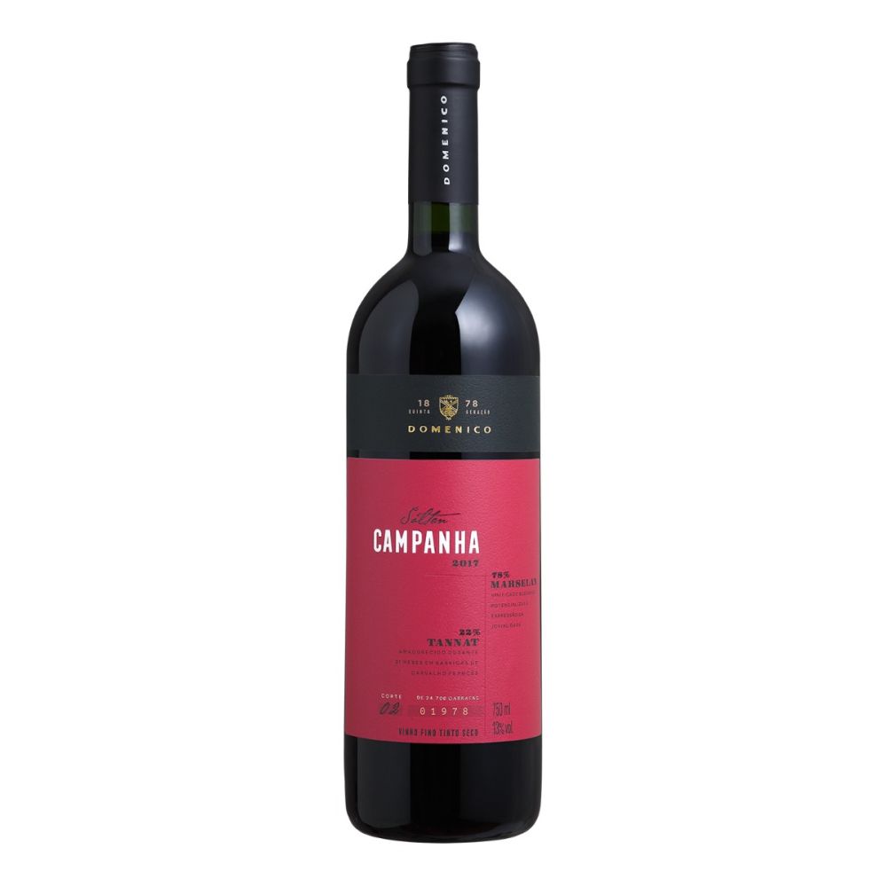 Vinho Vinícola Salton Tinto Seco Brasil Campanha Marselan, Tannat 2018 750ml